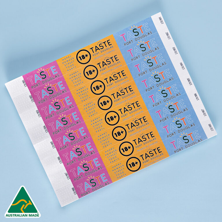 The Wristband Co. - Full Colour 25mm Tyvek Wristbands - Design 3