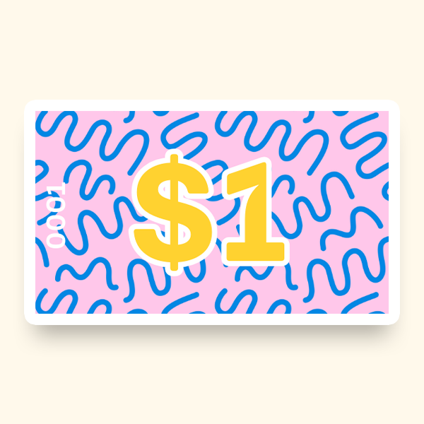 A pink background featuring a prominent one-dollar sign related to pre-designed ticket books